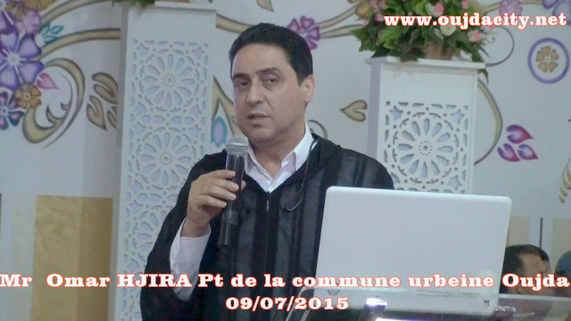 رئيس الجماعة الحضرية عمر حجيرة يحتكم الى ساكنة مدينة وجدة VIDEO